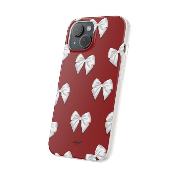 Chic Bow-Patterned Flexi Case for Stylish Protection - Image 201