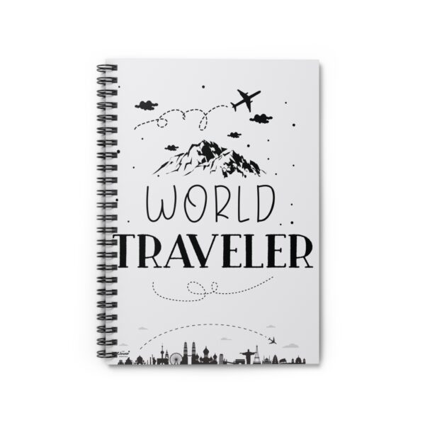 World Traveler Ruled Spiral Notebook - Perfect Journal for Adventure Lovers