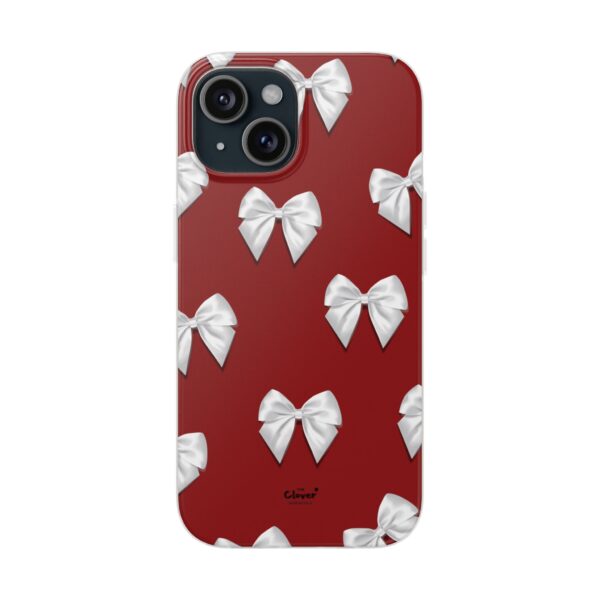 Chic Bow-Patterned Flexi Case for Stylish Protection - Image 216