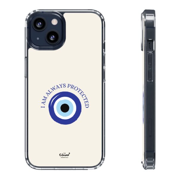 I Am Always Protected Clear Phone Case - Stylish & Durable - Image 40