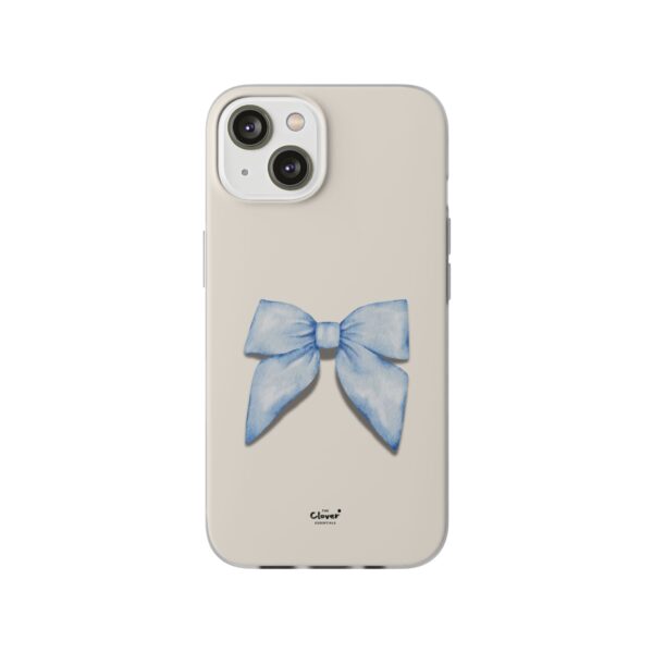 Elegant Blue Bow Design Flexi Case for Stylish Phone Protection - Image 144