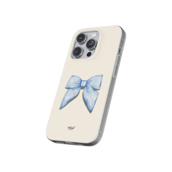 Elegant Blue Bow Design Flexi Case for Stylish Phone Protection - Image 179