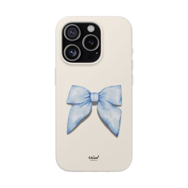 Elegant Blue Bow Design Flexi Case for Stylish Phone Protection - Image 220