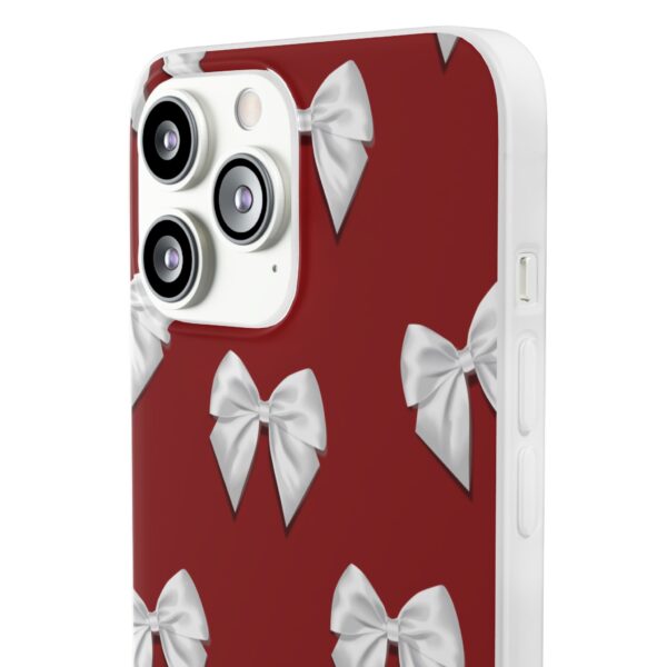 Chic Bow-Patterned Flexi Case for Stylish Protection - Image 84