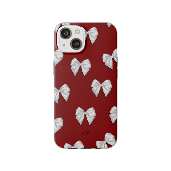 Chic Bow-Patterned Flexi Case for Stylish Protection - Image 172