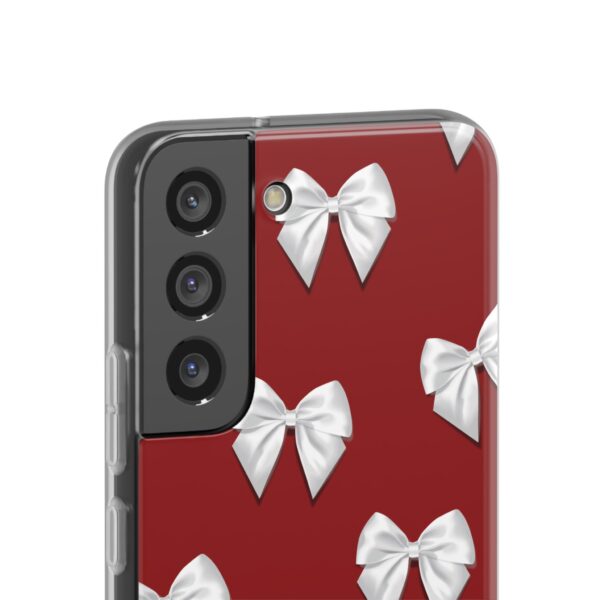 Chic Bow-Patterned Flexi Case for Stylish Protection - Image 136