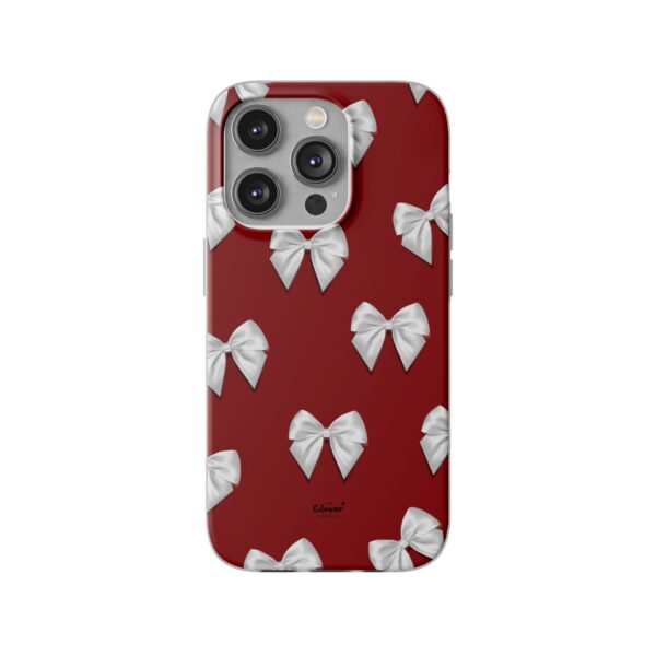 Chic Bow-Patterned Flexi Case for Stylish Protection - Image 176