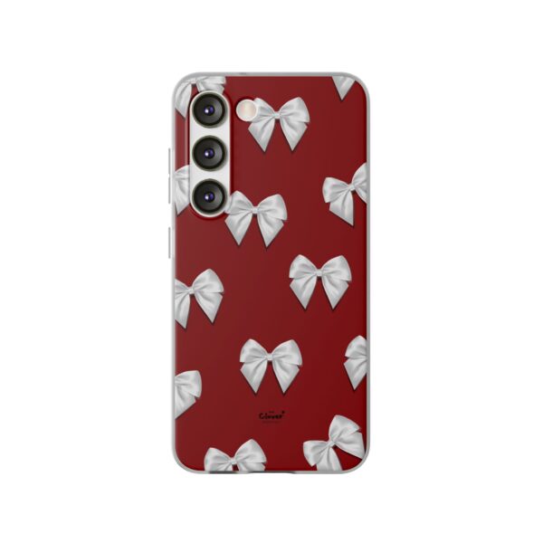 Chic Bow-Patterned Flexi Case for Stylish Protection - Image 188