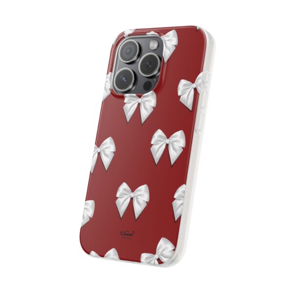 Chic Bow-Patterned Flexi Case for Stylish Protection - Image 221