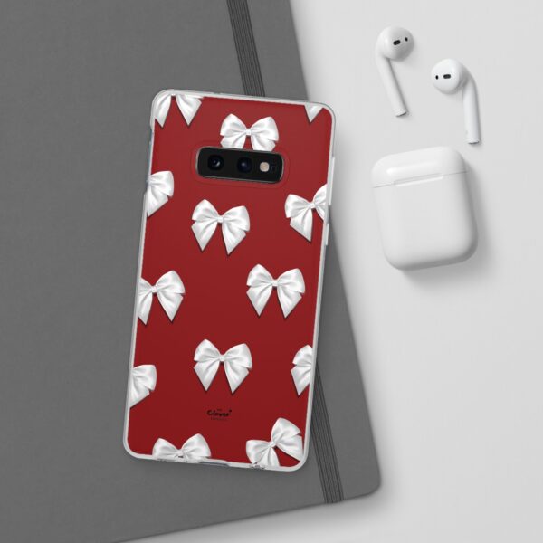 Chic Bow-Patterned Flexi Case for Stylish Protection - Image 72