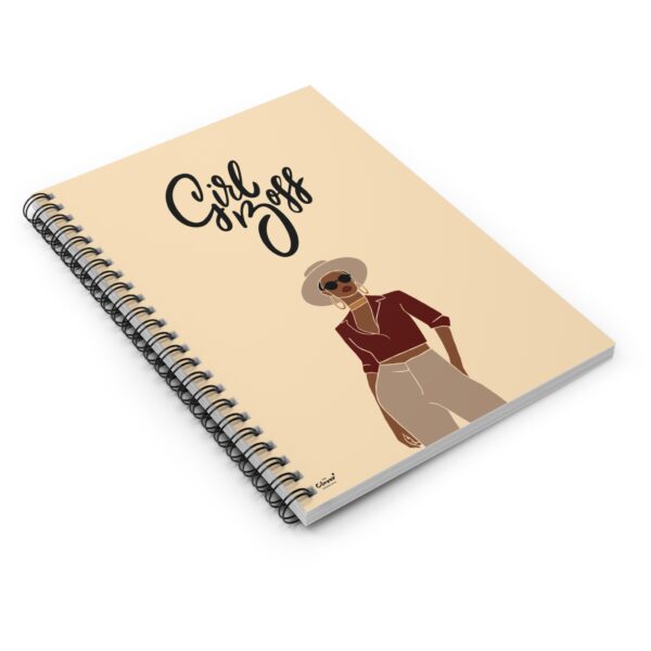 Stylish 'Girl Boss' Spiral Notebook - Perfect for Empowerment & Daily Planning - Image 3