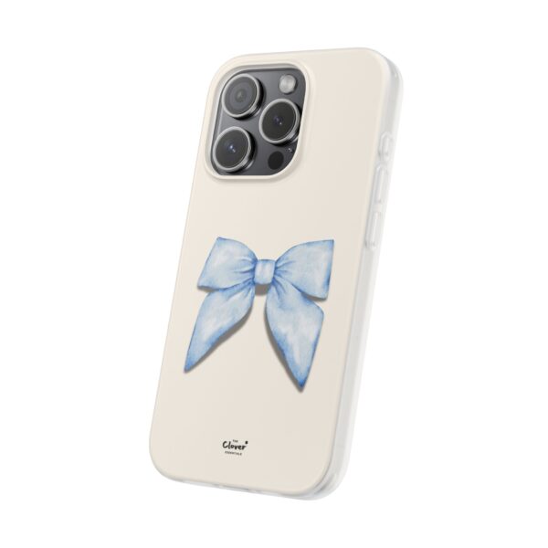 Elegant Blue Bow Design Flexi Case for Stylish Phone Protection - Image 205