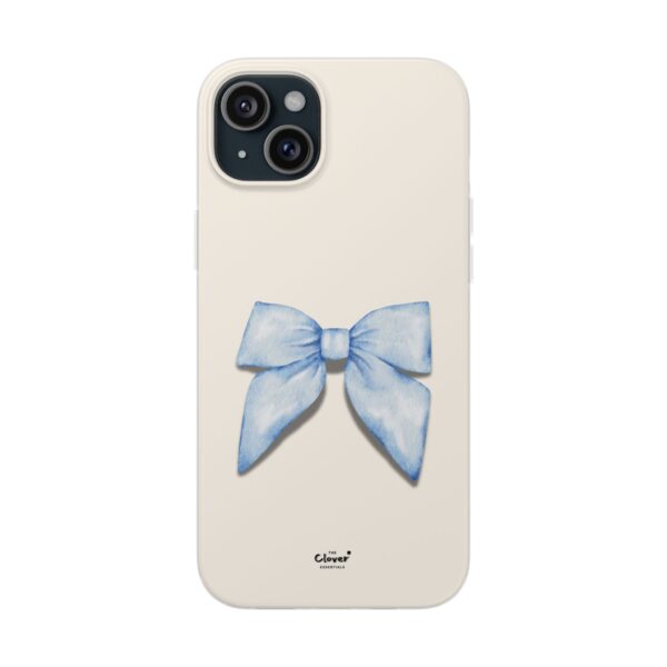 Elegant Blue Bow Design Flexi Case for Stylish Phone Protection - Image 208