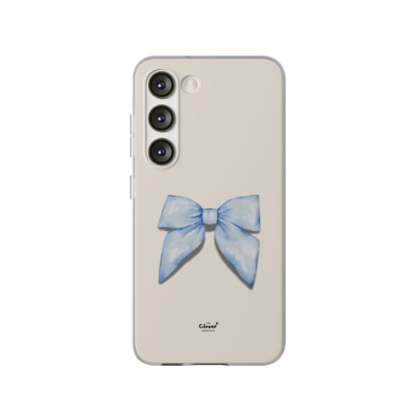 Elegant Blue Bow Design Flexi Case for Stylish Phone Protection - Image 160