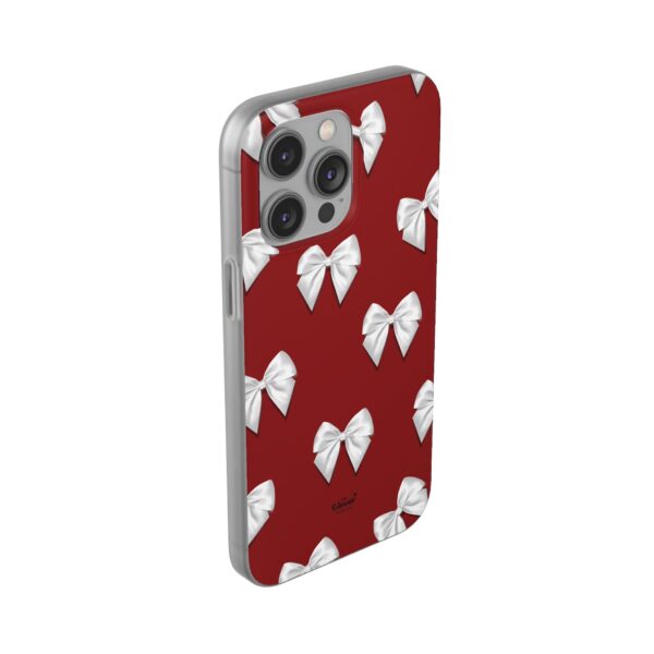 Chic Bow-Patterned Flexi Case for Stylish Protection - Image 186