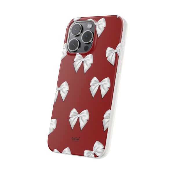 Chic Bow-Patterned Flexi Case for Stylish Protection - Image 229