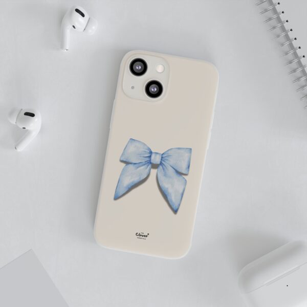 Elegant Blue Bow Design Flexi Case for Stylish Phone Protection - Image 79