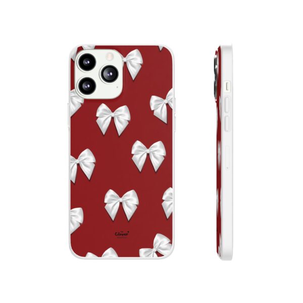 Chic Bow-Patterned Flexi Case for Stylish Protection - Image 83