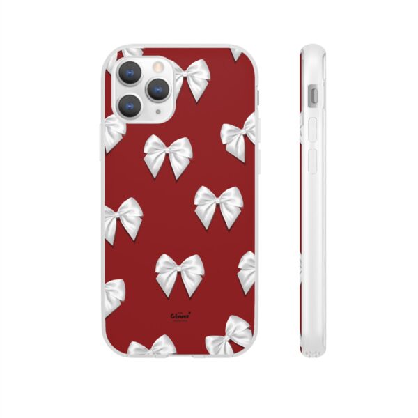 Chic Bow-Patterned Flexi Case for Stylish Protection - Image 42