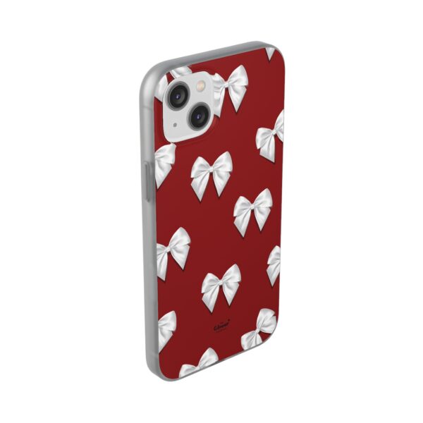 Chic Bow-Patterned Flexi Case for Stylish Protection - Image 182