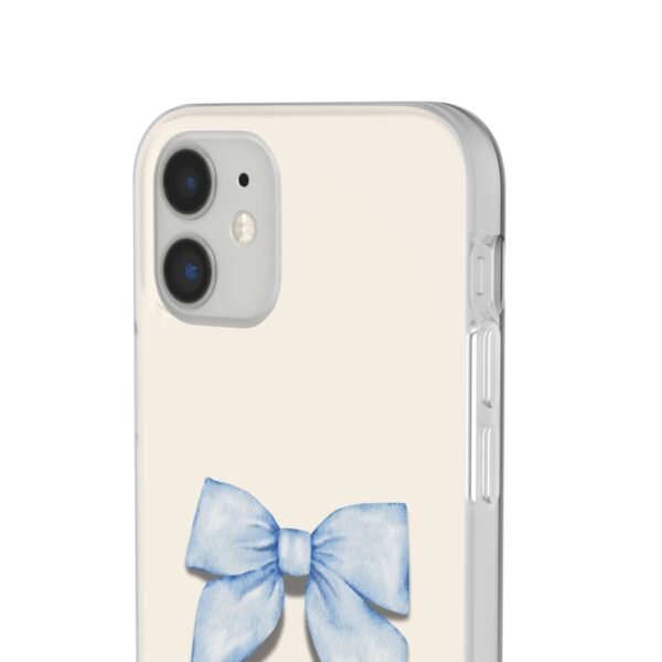 Elegant Blue Bow Design Flexi Case for Stylish Phone Protection - Image 23