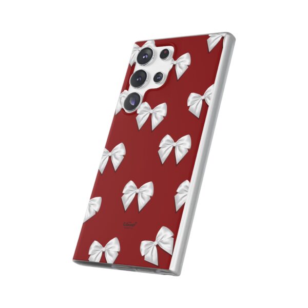 Chic Bow-Patterned Flexi Case for Stylish Protection - Image 199