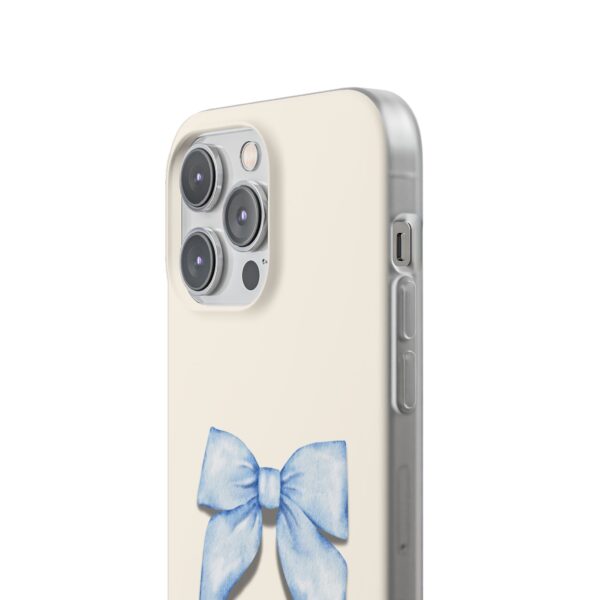 Elegant Blue Bow Design Flexi Case for Stylish Phone Protection - Image 185