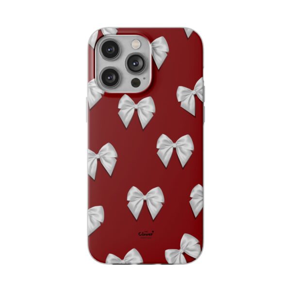 Chic Bow-Patterned Flexi Case for Stylish Protection - Image 184