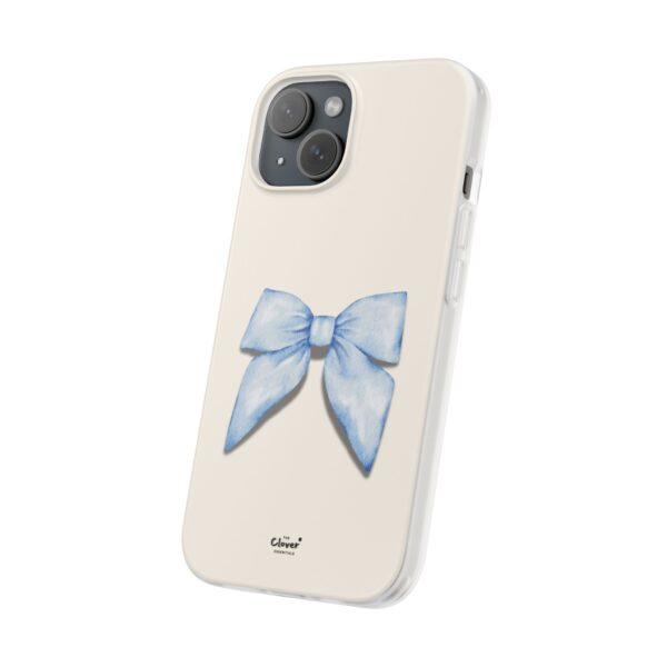 Elegant Blue Bow Design Flexi Case for Stylish Phone Protection - Image 217