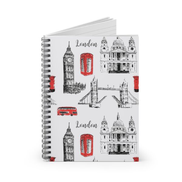 London Heritage Spiral Notebook - Ruled Line - Image 2