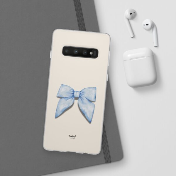 Elegant Blue Bow Design Flexi Case for Stylish Phone Protection - Image 68