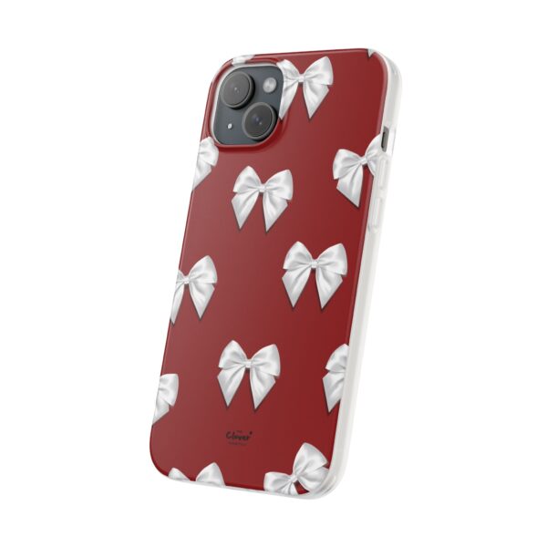 Chic Bow-Patterned Flexi Case for Stylish Protection - Image 225