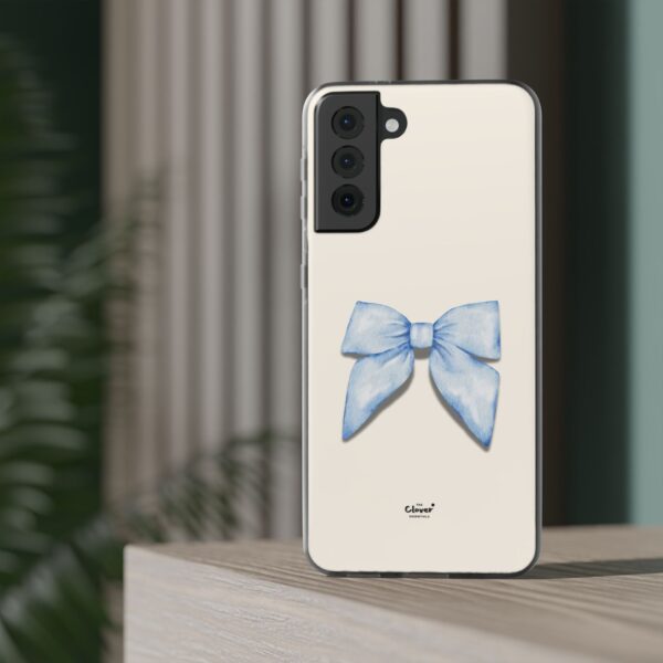 Elegant Blue Bow Design Flexi Case for Stylish Phone Protection - Image 117