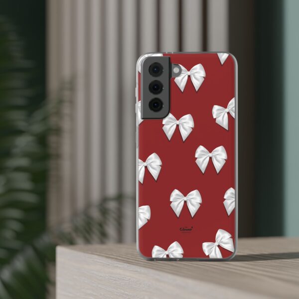 Chic Bow-Patterned Flexi Case for Stylish Protection - Image 113