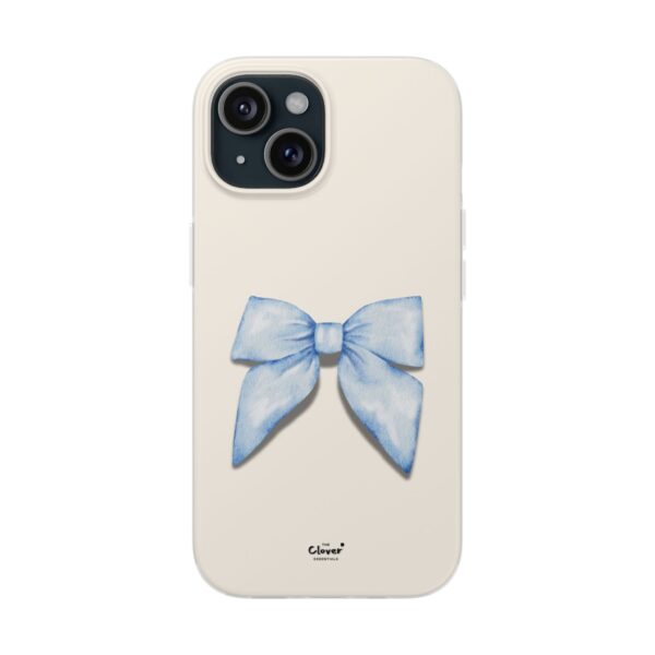 Elegant Blue Bow Design Flexi Case for Stylish Phone Protection - Image 200