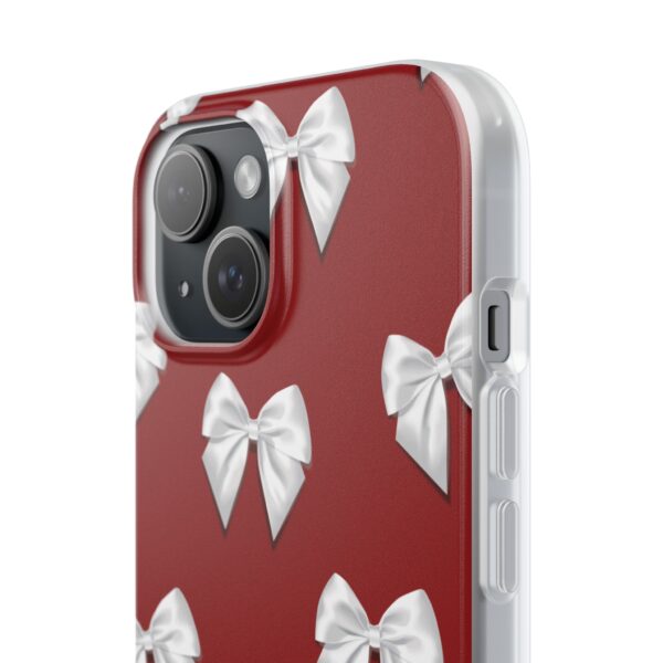 Chic Bow-Patterned Flexi Case for Stylish Protection - Image 203