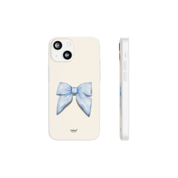 Elegant Blue Bow Design Flexi Case for Stylish Phone Protection - Image 86