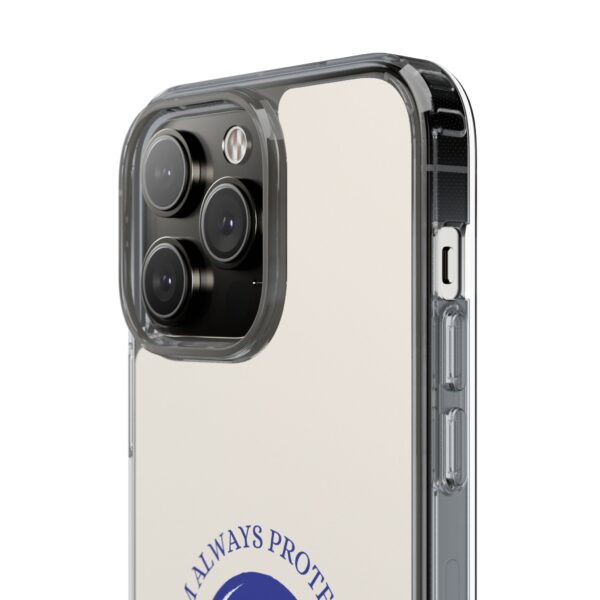 I Am Always Protected Clear Phone Case - Stylish & Durable - Image 111