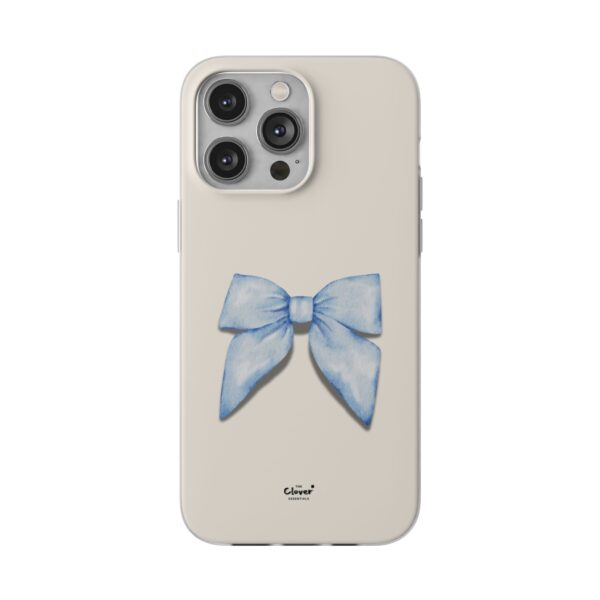 Elegant Blue Bow Design Flexi Case for Stylish Phone Protection - Image 156