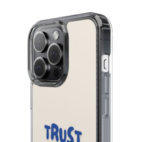 Inspirational Clear Phone Case - "Trust God" - Image 95