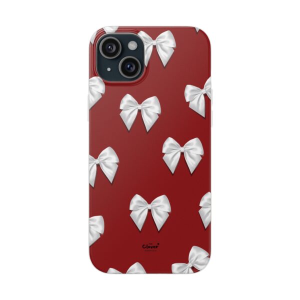 Chic Bow-Patterned Flexi Case for Stylish Protection - Image 224