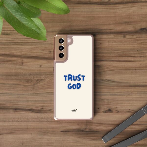 Inspirational Clear Phone Case - "Trust God" - Image 25