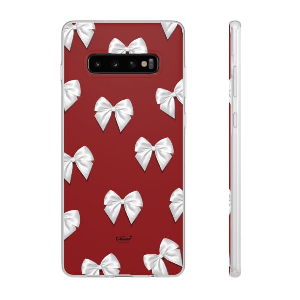 Chic Bow-Patterned Flexi Case for Stylish Protection - Image 62