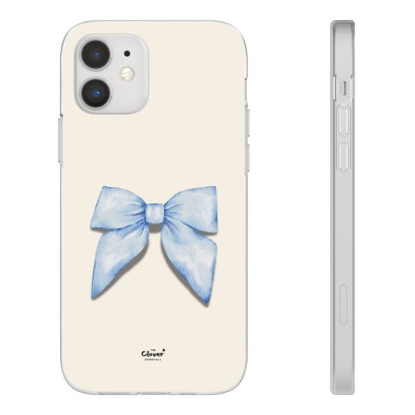 Elegant Blue Bow Design Flexi Case for Stylish Phone Protection - Image 34