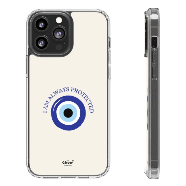 I Am Always Protected Clear Phone Case - Stylish & Durable - Image 61