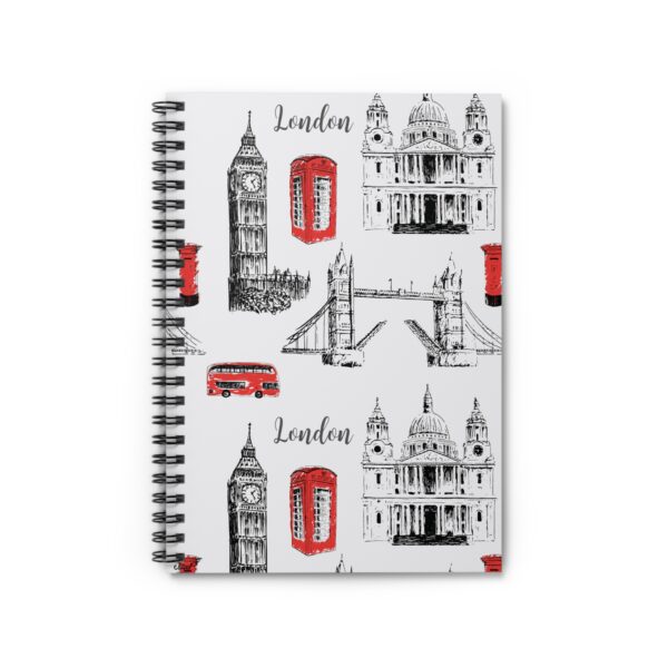 London Heritage Spiral Notebook - Ruled Line