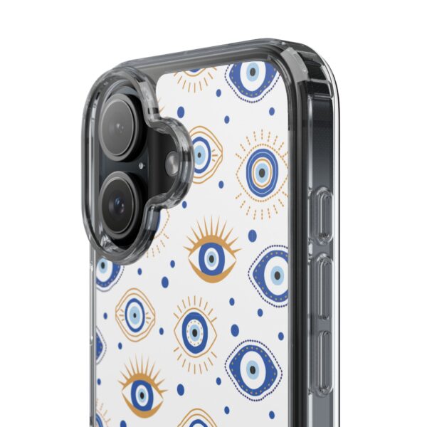 Protective Clear Phone Case with Evil Eye Patterns for Positive Vibes - Image 71