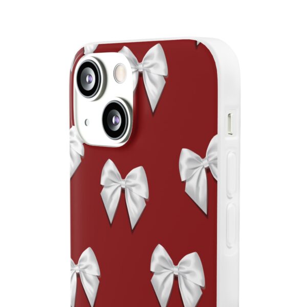 Chic Bow-Patterned Flexi Case for Stylish Protection - Image 87