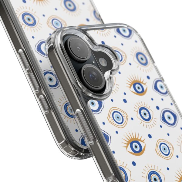 Protective Clear Phone Case with Evil Eye Patterns for Positive Vibes - Image 70